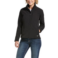Load image into Gallery viewer, ARIAT WOMEN’S SOFTSHELL JACKET - BLACK
