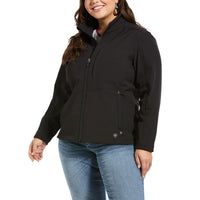 Load image into Gallery viewer, ARIAT WOMEN’S SOFTSHELL JACKET - BLACK

