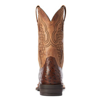 Load image into Gallery viewer, MEN&#39;S ARIAT DAGGER FULL QUILL OSTRICH BOOTS - TABAC
