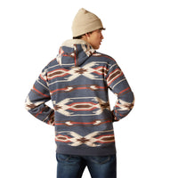 Load image into Gallery viewer, ARIAT MEN&#39;S PRINTED CHIMAYO HOODIE  - NAVY
