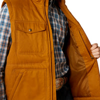 Load image into Gallery viewer, ARIAT MEN’S GRIZZLY 2.0 CANVAS CONCEAL AND CARRY VEST - CHESTNUT
