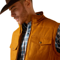 Load image into Gallery viewer, ARIAT MEN’S GRIZZLY 2.0 CANVAS CONCEAL AND CARRY VEST - CHESTNUT
