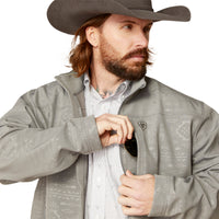Load image into Gallery viewer, ARIAT VERNON 2.0 SOFTSHELL JACKET - JETTY GRAY EMBOSSED
