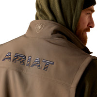 Load image into Gallery viewer, ARIAT LOGO 2.0 SOFTSHELL VEST  - BANYAN BARK
