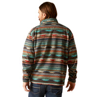 Load image into Gallery viewer, ARIAT MEN&#39;S CALDWELL 1/4 ZIP SWEATER - BISCAY BAY SERAPE
