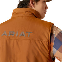 Load image into Gallery viewer, ARIAT MEN’S TEAM LOGO INSULATED VEST - CHESTNUT
