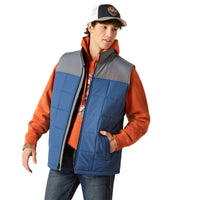 Load image into Gallery viewer, ARIAT MEN’S CRIUS INSULATED VEST - MIDSUMMER NIGHT/ROCK CLIMB
