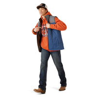 Load image into Gallery viewer, ARIAT MEN’S CRIUS INSULATED VEST - MIDSUMMER NIGHT/ROCK CLIMB
