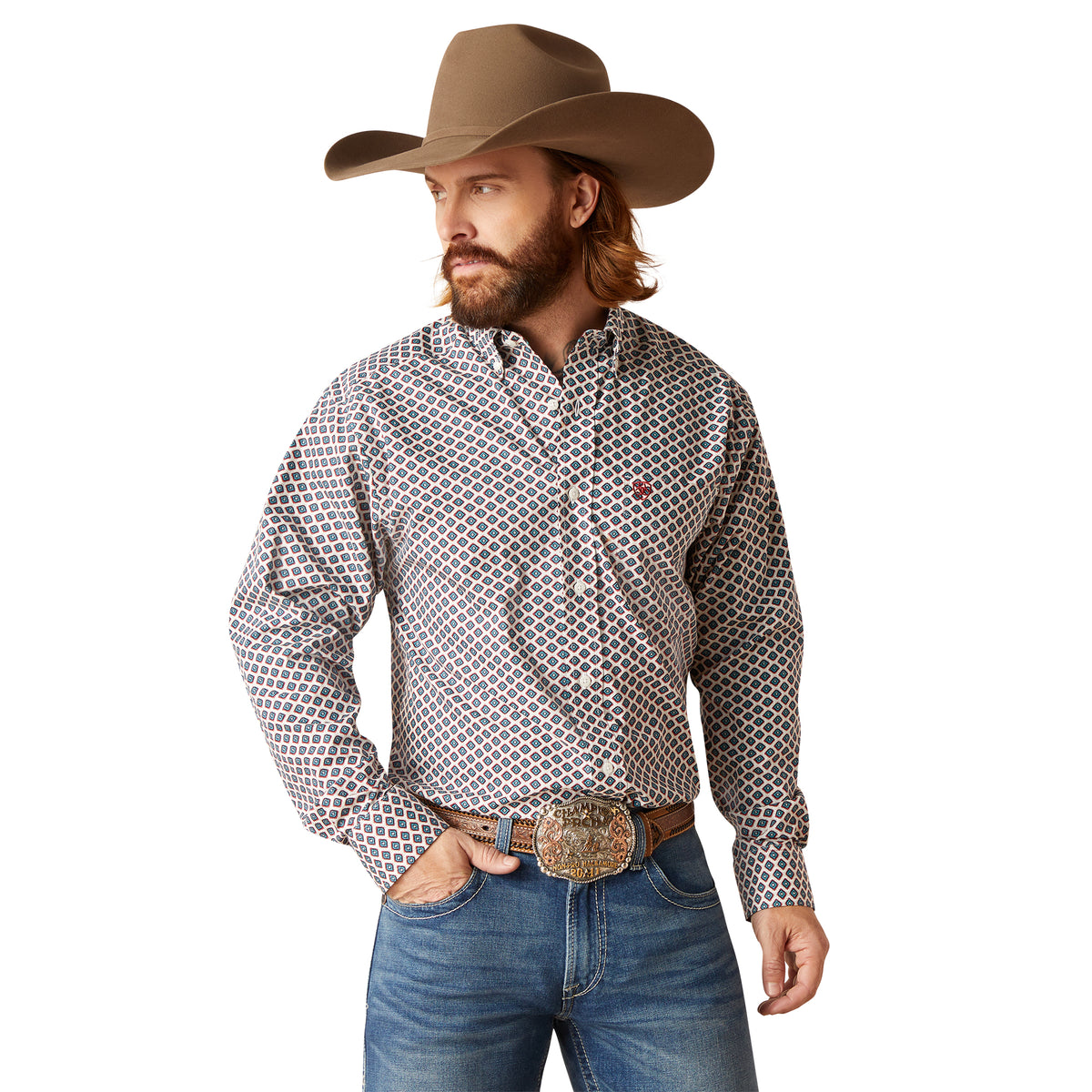 ARIAT WRINKLE FREE GRAYDEN CLASSIC FIT SHIRT
