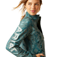 Load image into Gallery viewer, ARIAT WOMEN’S NEW TEAM SOFTSHELL PRINT JACKET - PINEWOOD
