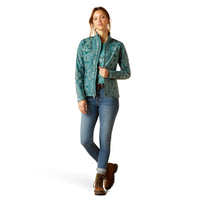 Load image into Gallery viewer, ARIAT WOMEN’S NEW TEAM SOFTSHELL PRINT JACKET - PINEWOOD
