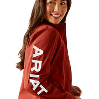 Load image into Gallery viewer, ARIAT WOMEN’S NEW TEAM SOFTSHELL JACKET - FIRED BRICK
