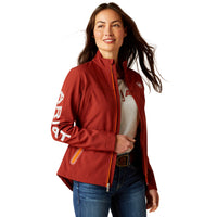 Load image into Gallery viewer, ARIAT WOMEN’S NEW TEAM SOFTSHELL JACKET - FIRED BRICK
