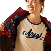 Load image into Gallery viewer, ARIAT WOMEN’S NEW TEAM SOFTSHELL JACKET - TAWNY PORT/BAJA
