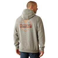Load image into Gallery viewer, ARIAT BOLD HEX HOODIE - GREY HEATHER
