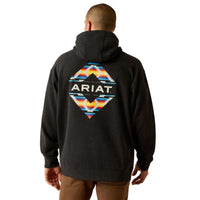 Load image into Gallery viewer, ARIAT DIAMOND CANYON HOODIE - BLACK HEATHER
