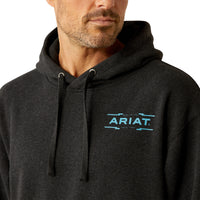 Load image into Gallery viewer, ARIAT DIAMOND CANYON HOODIE - BLACK HEATHER
