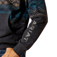 Load image into Gallery viewer, ARIAT MEN&#39;S COLOR BLOCK HOODIE - NAVY
