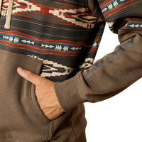 Load image into Gallery viewer, ARIAT MEN&#39;S COLOR BLOCK HOODIE - BRINDLE
