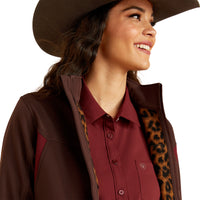 Load image into Gallery viewer, ARIAT WOMEN’S NEW TEAM SOFTSHELL JACKET - CHOCOLATE PLUM|TAWNY PORT
