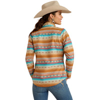 Load image into Gallery viewer, ARIAT WOMEN’S NEW TEAM SOFTSHELL PRINT JACKET - FALLON SERAPE PRINT
