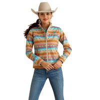 Load image into Gallery viewer, ARIAT WOMEN’S NEW TEAM SOFTSHELL PRINT JACKET - FALLON SERAPE PRINT
