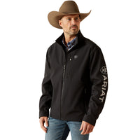Load image into Gallery viewer, ARIAT LOGO SOFTSHELL JACKET - BLACK
