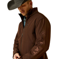 Load image into Gallery viewer, ARIAT LOGO SOFTSHELL JACKET - BROWN
