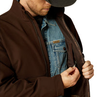 Load image into Gallery viewer, ARIAT LOGO SOFTSHELL JACKET - BROWN
