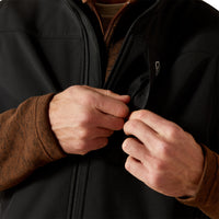 Load image into Gallery viewer, ARIAT VERNON SOFTSHELL VEST - BLACK
