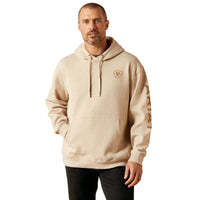 Load image into Gallery viewer, ARIAT LOGO HOODIE - OATMEAL HEATHER
