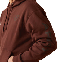 Load image into Gallery viewer, ARIAT LOGO HOODIE - DEEP MAHOGANY
