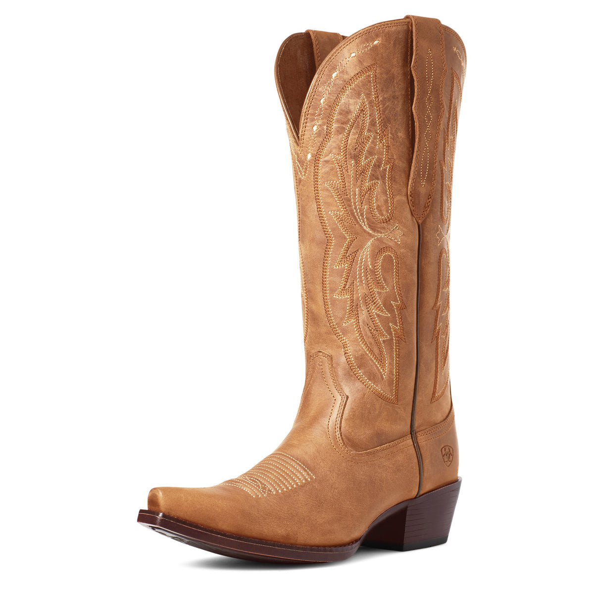 WOMEN’S ARIAT HERITAGE X TOE ELASTIC WIDE CALF WESTERN BOOT