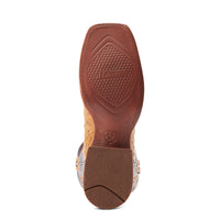 Load image into Gallery viewer, MEN&#39;S ARIAT BRONCY FULL QUILL OSTRICH BOOTS - ANTIQUE SADDLE
