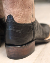 Load image into Gallery viewer, MEN&#39;S BLACK JACK BLACK CAIMAN BELLY BOOTS

