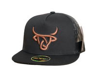 Load image into Gallery viewer, LOST CALF - LAZO FLAT BILL TRUCKER HAT
