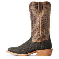 Load image into Gallery viewer, MEN&#39;S ARIAT SHOWMAN MOCHA FULL QUILL OSTRICH BOOTS - El Toro Boots
