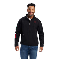 Load image into Gallery viewer, ARIAT MEN’S NEW TEAM SOFTSHELL BRAND JACKET - BLACK
