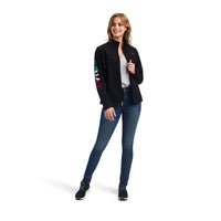 Load image into Gallery viewer, ARIAT WOMEN’S CLASSIC TEAM SOFTSHELL BRAND JACKET - BLACK (MEX)
