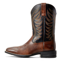 Load image into Gallery viewer, MEN&#39;S ARIAT AMOS HAND STAINED RED-BROWN WESTERN BOOTS - El Toro Boots
