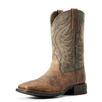 Load image into Gallery viewer, MEN&#39;S ARIAT AMOS SORREL CRUNCH WESTERN BOOTS - El Toro Boots
