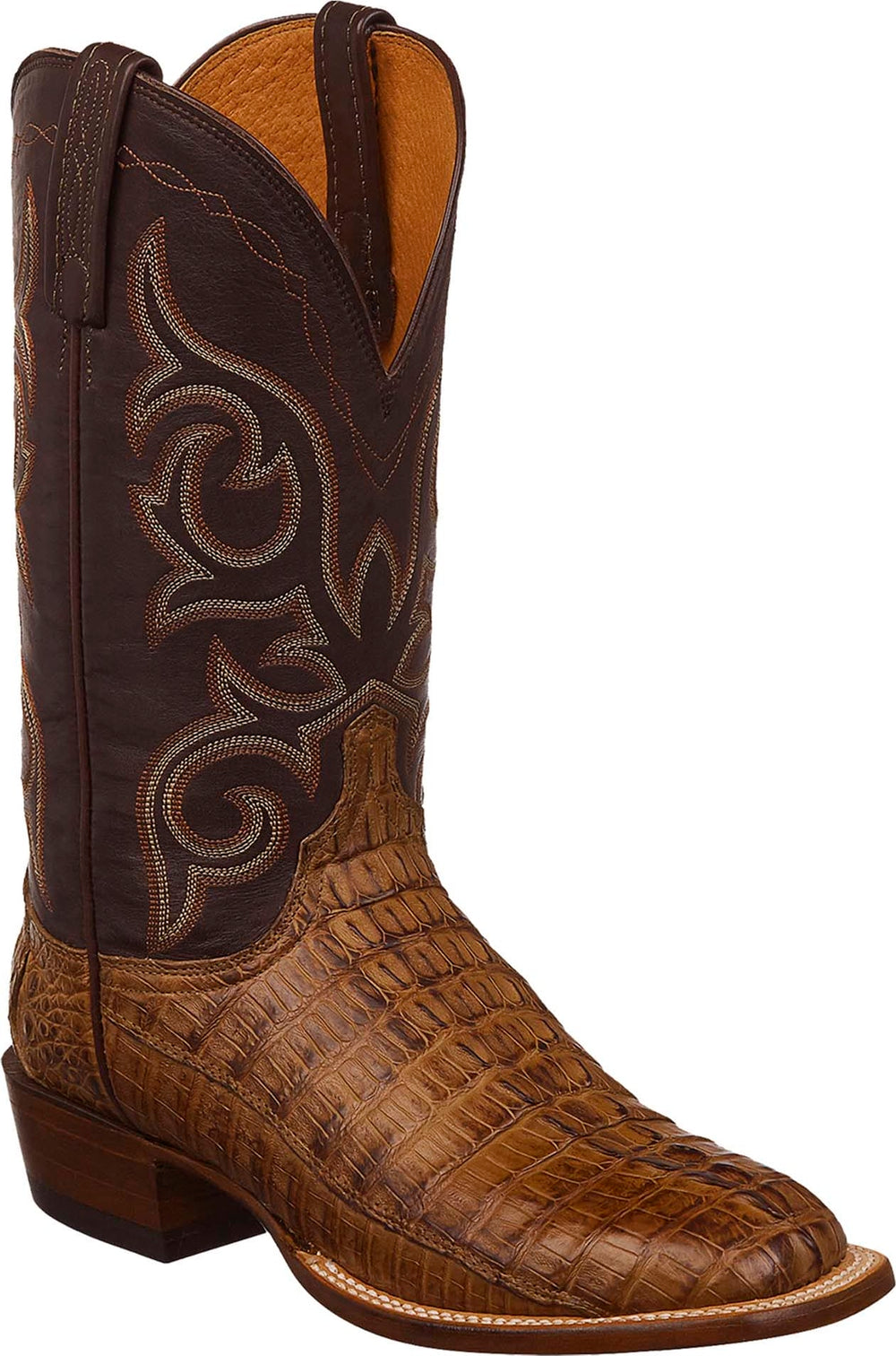 MEN’S LUCCHESE HAAN - TAN BURNISHED HBK TAIL BOOTS - El Toro Boots