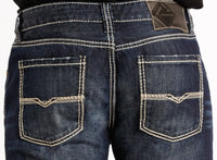 Load image into Gallery viewer, ROCK &amp; ROLL DENIM PISTOL REGULAR FIT STRAIGHT LEG JEANS - DARK WASH - El Toro Boots
