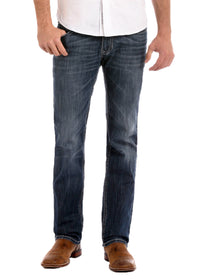 Load image into Gallery viewer, ROCK &amp; ROLL DENIM REVOLVER STRAIGHT LEG REFLEX JEANS - DARK VINTAGE WASH - El Toro Boots
