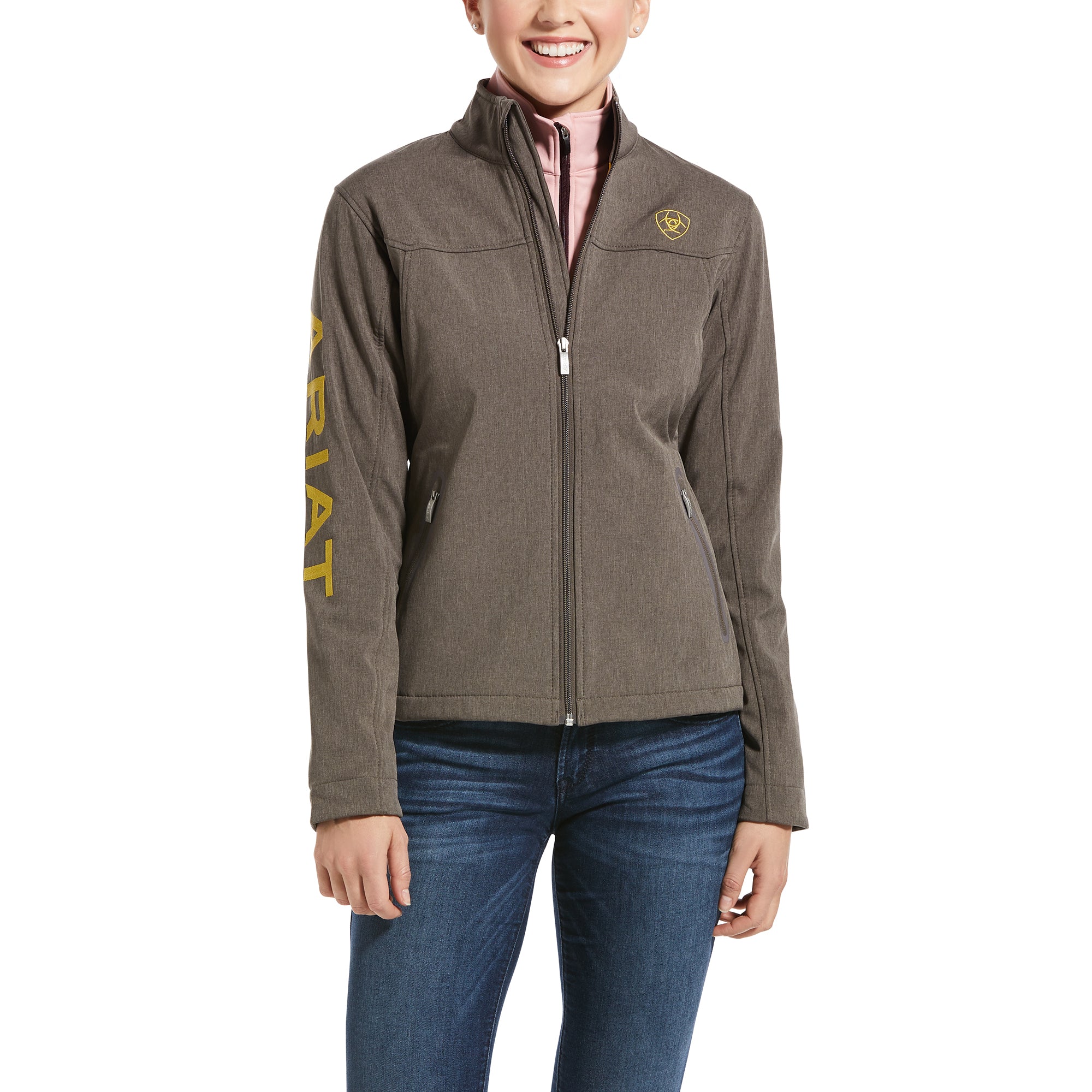 ARIAT – Women's New Team Softshell Jacket ( Cabernet Heather ) – El  Potrerito