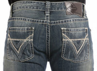 Load image into Gallery viewer, ROCK &amp; ROLL DENIM PISTOL REGULAR FIT BOOTCUT JEANS - MED. WASH - El Toro Boots
