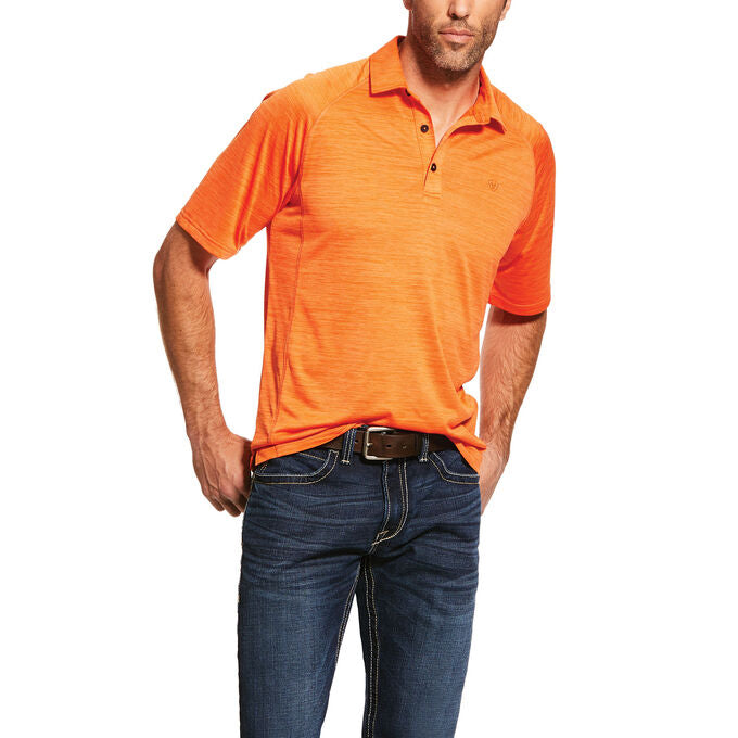 ARIAT CHARGER POLO - ORANGE UP - El Toro Boots