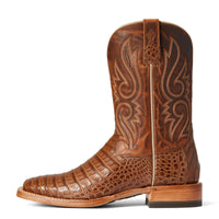 Load image into Gallery viewer, MEN&#39;S ARIAT RELENTLESS DENTON NATURAL CAIMAN BELLY WESTERN BOOTS
