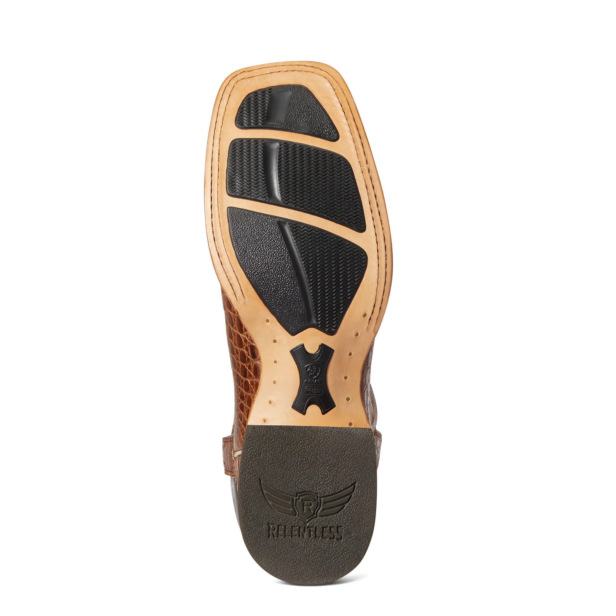 Ariat‎ Relentless Denton Exotic Caiman Belly Cowboy Boots Brown Western Leather MEN main image 4