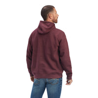 Load image into Gallery viewer, ARIAT SOUTHWEST BLOCK HOODIE - MALBEC HEATHER
